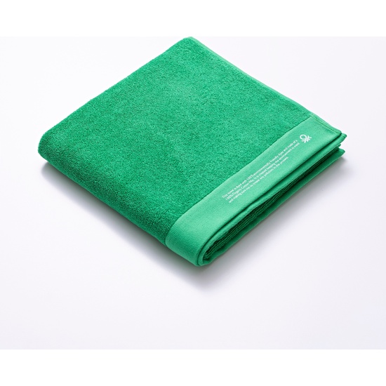 TOALLA 70X140 ALGODÓN ORGÁNICO 450GSM VERDE BENETTON image 1