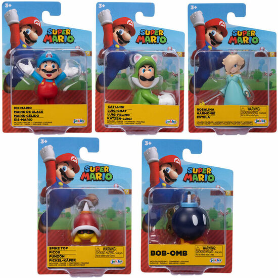 PACK 8 FIGURAS SERIE 35 SUPER MARIO BROS 6CM SURTIDO image 0