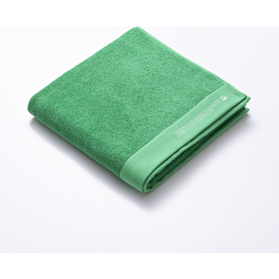 TOALLA 90X150 ALGODÓN ORGÁNICO 450GSM VERDE BENETTON image 1