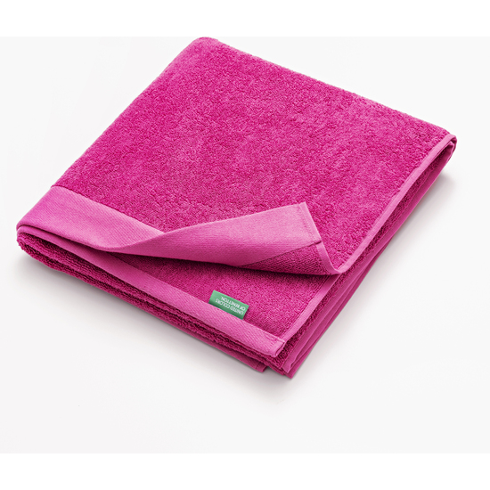 TOALLA 90X150 ALGODÓN ORGÁNICO 450GSM FUCSIA BENETTON image 2