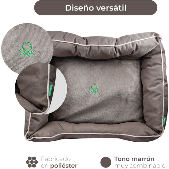 CAMA PARA MASCOTA 50X40X18CM POLIESTER MARRON BENETTON BE image 5