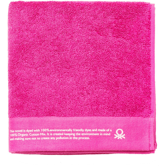 TOALLA 70X140CM ALGODÓN ORGÁNICO 450GSM FUCSIA BE image 0