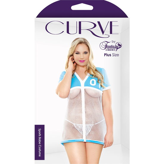 CURVE SPORTS BABE COSTUME BLUE  image 1