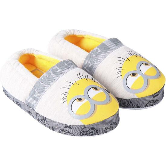 ZAPATILLAS DE CASA FRANCESITA MINIONS LIGHT GRAY image 0