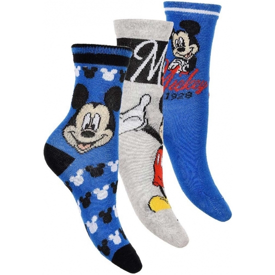 MICKEY PACK 3 CALCETINES 3 TALLAS -2 MOD image 1