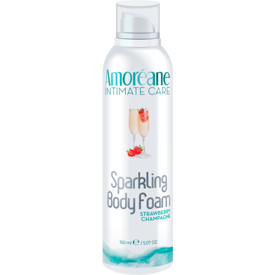 AMOREANE SPARKLING BODY FOAM STRAWBERRY CHAMPAGNE - 150ML image 0