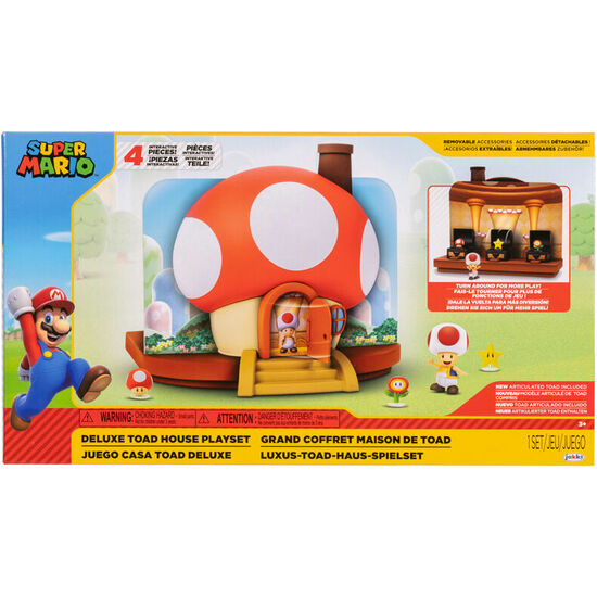 PLAYSET CASA TOAD SUPER MARIO BROS image 0