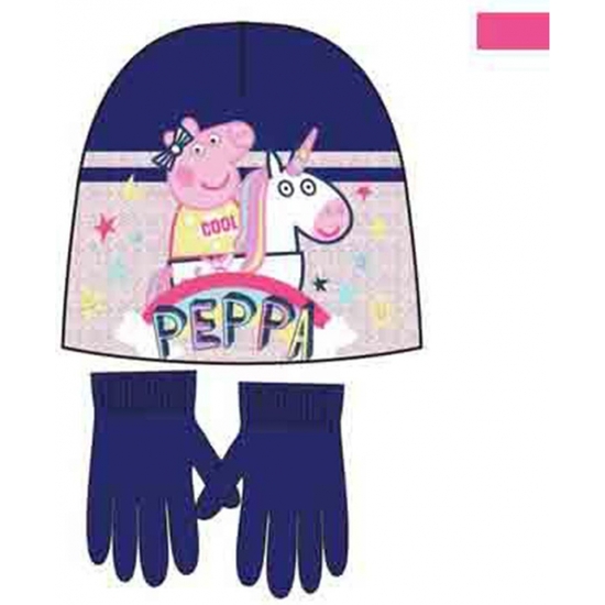 PEPPA PIG GORRO+GUANTES UNCORNIO image 0