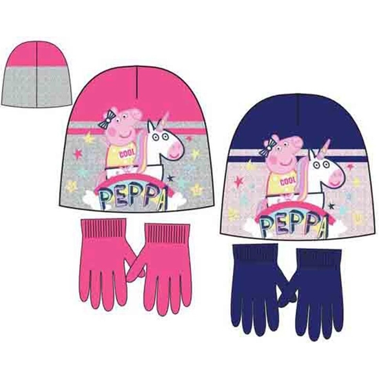 PEPPA PIG GORRO+GUANTES UNCORNIO image 1