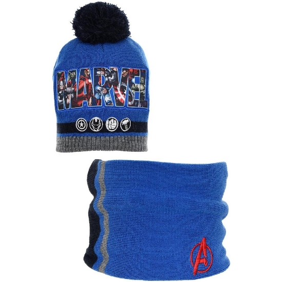 AVENGERS SET GORRO + BRAGA CUELLO LANA Y POLAR image 1