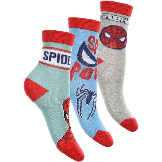 SPIDERMAN PACK 3 CALCETINES SURTIDOS TALLAS 23 A 34 image 1