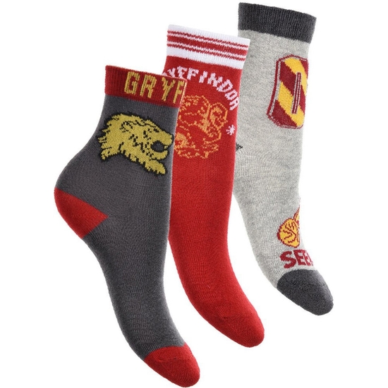 HARRY POTTER PACK 3 CALCETINES SURTIDOS TALLAS 23 A 34 image 1