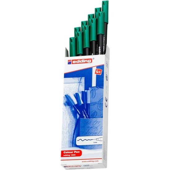 PACK 10 ROTULADOR EDDING 1200 VERDE image 0