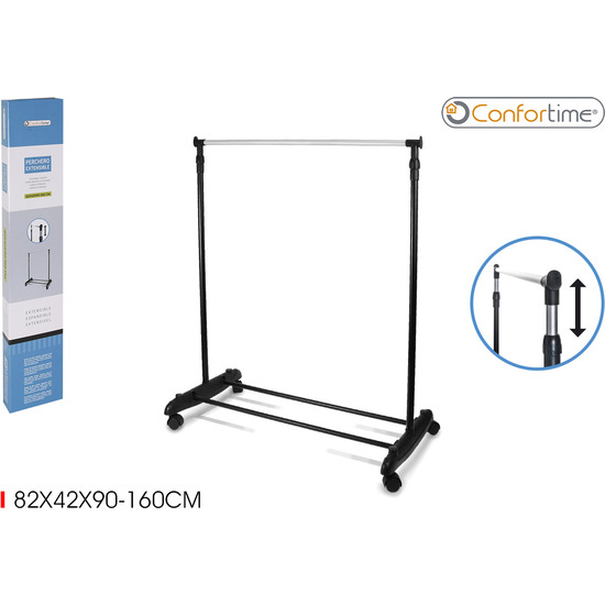 PERCHERO EXTENSIBLE 82X42X90160CM CONFORTIME image 0