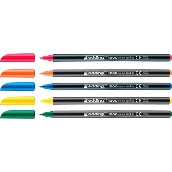 ESTUCHE METAL 20 ROTULADOR EDDING 1200 COLORES image 1