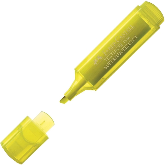 PACK 10 ROTULADORES FLUOR FABER-CASTELL AMARILLO image 2