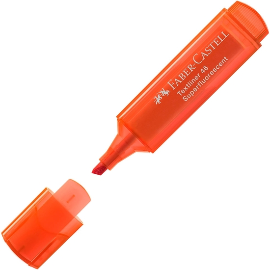 PACK 10 ROTULADOR FLUORESCENTE FABER-CASTELL NARANJA image 2