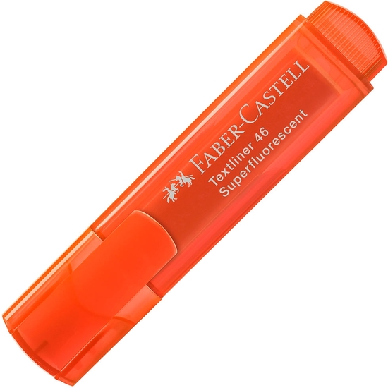 PACK 10 ROTULADOR FLUORESCENTE FABER-CASTELL NARANJA image 3
