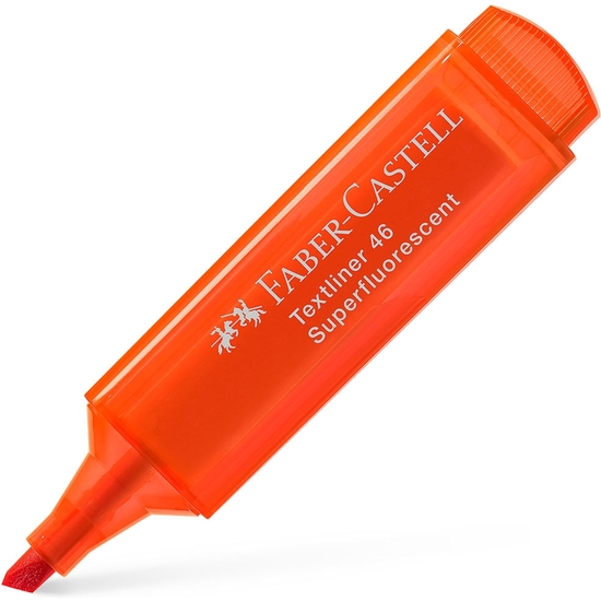 PACK 10 ROTULADOR FLUORESCENTE FABER-CASTELL NARANJA image 4