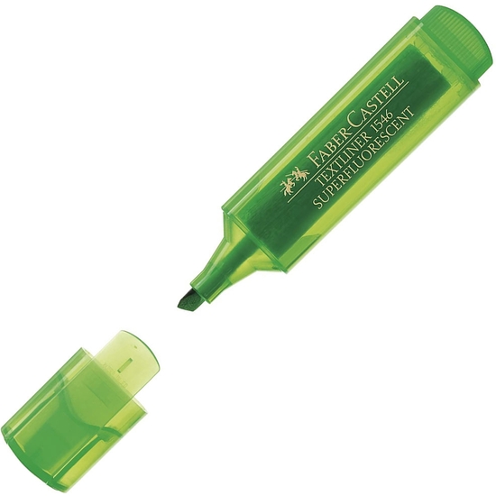 PACK 10 ROTULADOR FLUORESCENTE FABER-CASTELL VERDE image 2