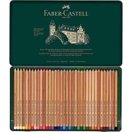 CAJA METAL 36 LÁPICES FABER-CASTELL AL PASTEL image 1