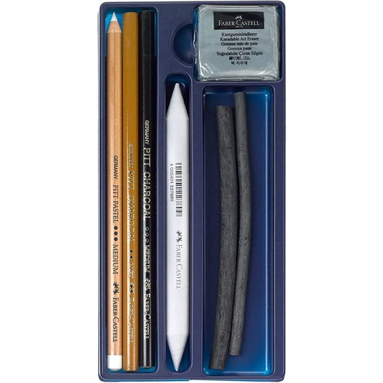 SET CREATIVO FABER-CASTELL CARBONCILLO 7 PIEZAS image 1