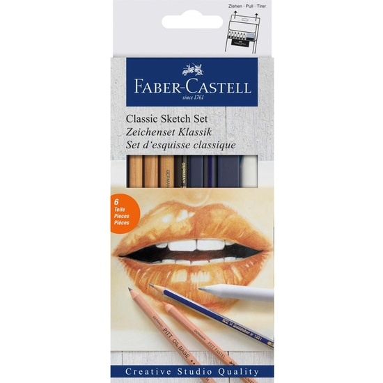 SET CREATIVO FABER-CASTELL SEPIA 6 PIEZAS image 0