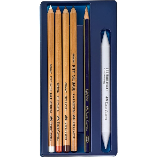 SET CREATIVO FABER-CASTELL SEPIA 6 PIEZAS image 1