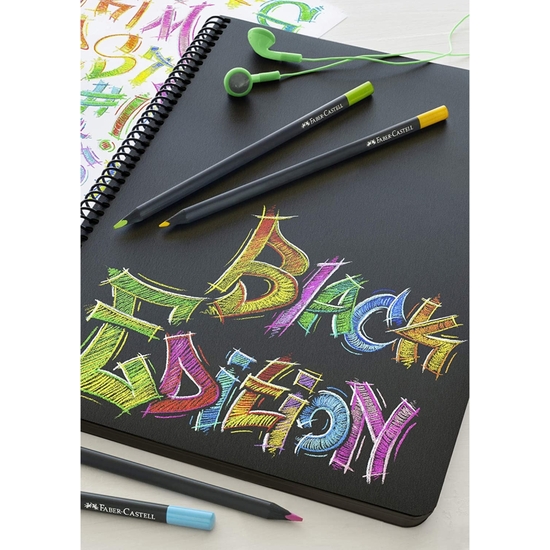 ESTUCHE 24 LÁPICES COLORS FABER-CASTELL BLACK EDITION image 4