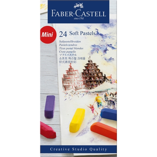 SET 24 BARRAS PASTEL FABER-CASTELL image 0