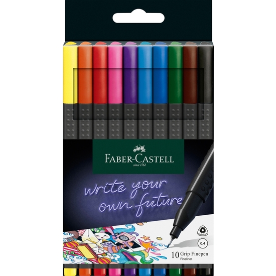 BOLSA 10 ROTULADOR FINEPEN LETTERING FABER-CASTELL image 0