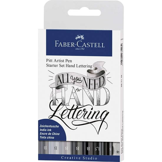 ESTUCHE FABER-CASTELL PITT 9 CREATIV LETTERING KIT INICIACIÓN image 0