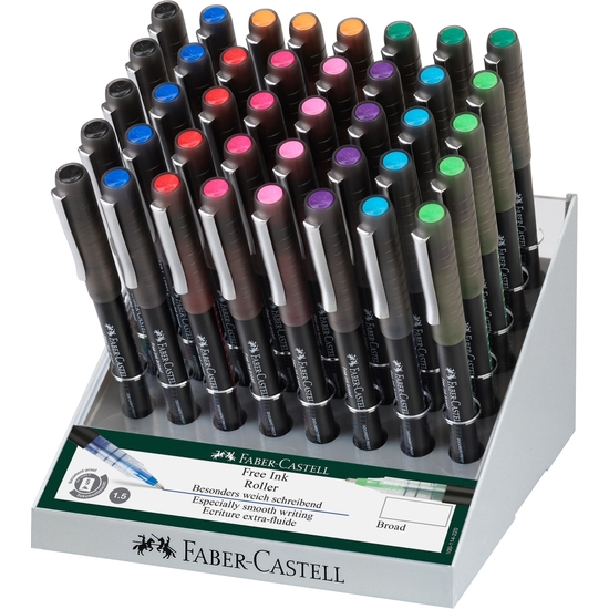 EXPOSITOR 40 ROLLER BALL 1,5 FABER-CASTELL COLORINES image 0