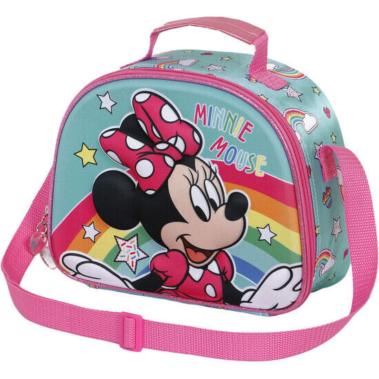 BOLSA PORTAMERIENDAS 3D COLORS MINNIE DISNEY image 0