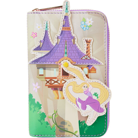 CARTERA SWINGING FROM THE TOWER TANGLED RAPUNZEL SWINGING FROM THE TOWER DISNEY LOUNGEFLY image 1