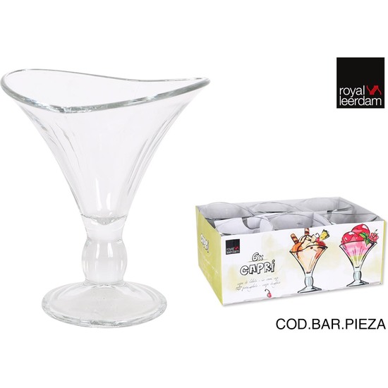 SET 6 COPAS HELADO 25CL CAPRI image 0