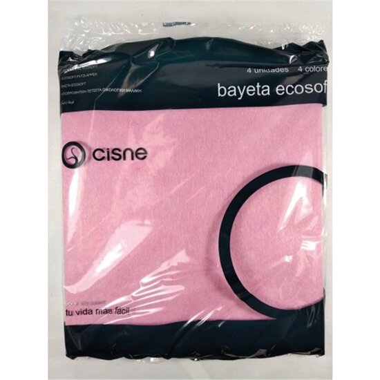 BAYETA ECOSOFT 36X38 CM COLORES SURTIDOS PACK X4 image 0