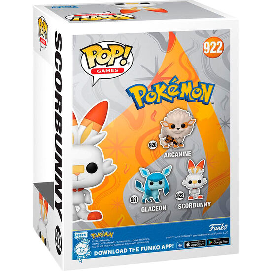 FIGURA POP POKEMON SCORBUNNY image 1