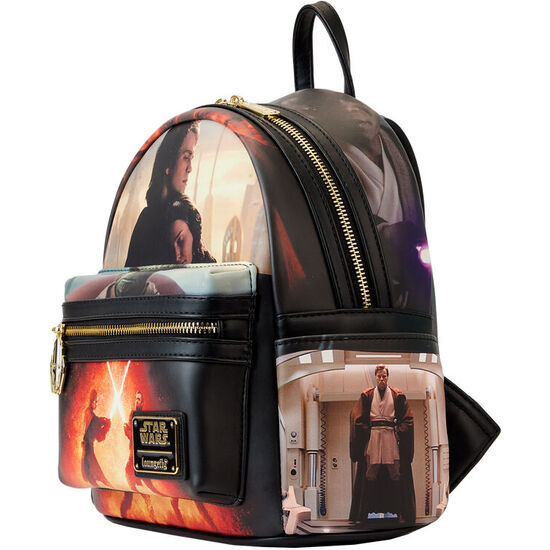 MOCHILA REVENGE OF THE SITH SCENE STAR WARS: EPISODE III LOUNGEFLY 25CM image 1