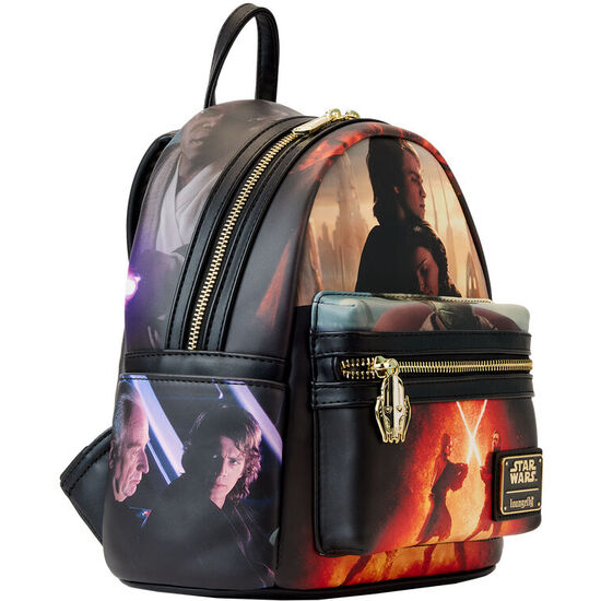 MOCHILA REVENGE OF THE SITH SCENE STAR WARS: EPISODE III LOUNGEFLY 25CM image 3