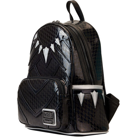 MOCHILA METALLIC BLACK PANTHER MARVEL LOUNGEFLY 25CM image 1