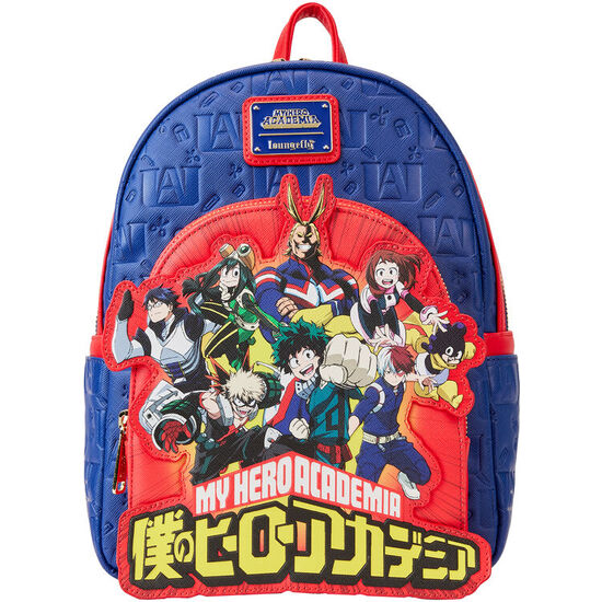 MOCHILA GROUP DEBOSSED LOGO MY HERO ACADEMIA LOUNGEFLY 26CM image 0