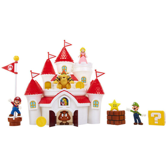 PLAYSET CASTILLO DELUXE REINO CHAMPIÑON SUPER MARIO BROS image 1