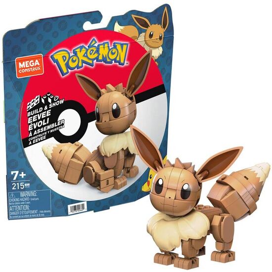 SET CONSTRUCCION MEGA CONTRUX EEVEE POKEMON 215PZS image 1