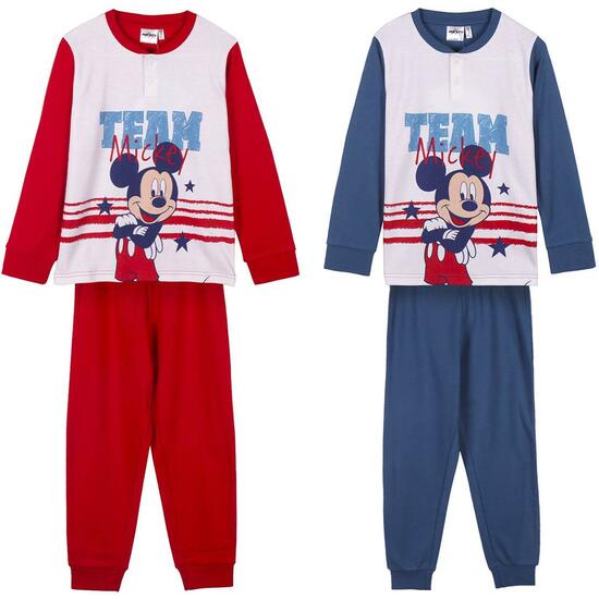 PIJAMA LARGO INTERLOCK MICKEY RED image 0