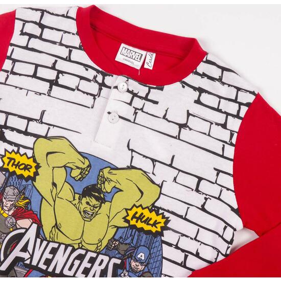 PIJAMA LARGO INTERLOCK AVENGERS RED image 3