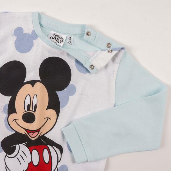 PIJAMA LARGO INTERLOCK MICKEY LIGHT BLUE image 3