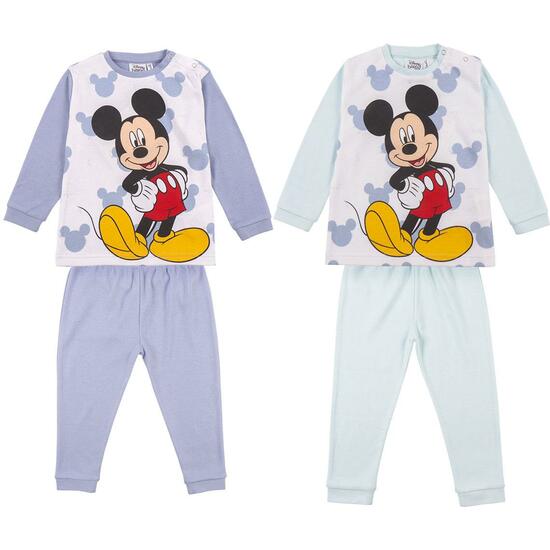 PIJAMA LARGO INTERLOCK MICKEY LIGHT BLUE image 0