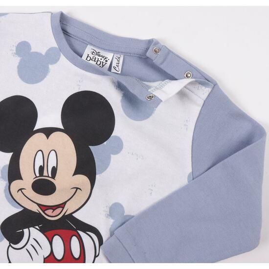 PIJAMA LARGO INTERLOCK MICKEY LIGHT BLUE image 2