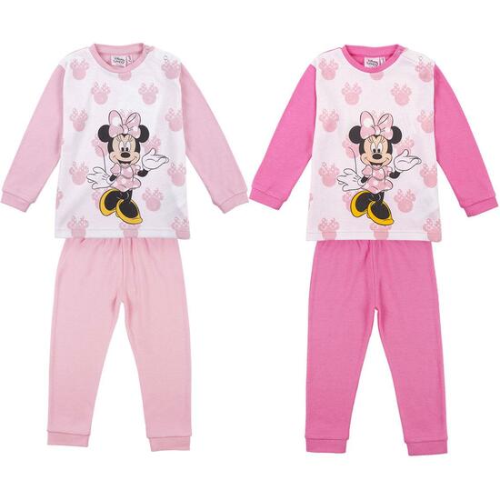 PIJAMA LARGO INTERLOCK MINNIE PINK image 0